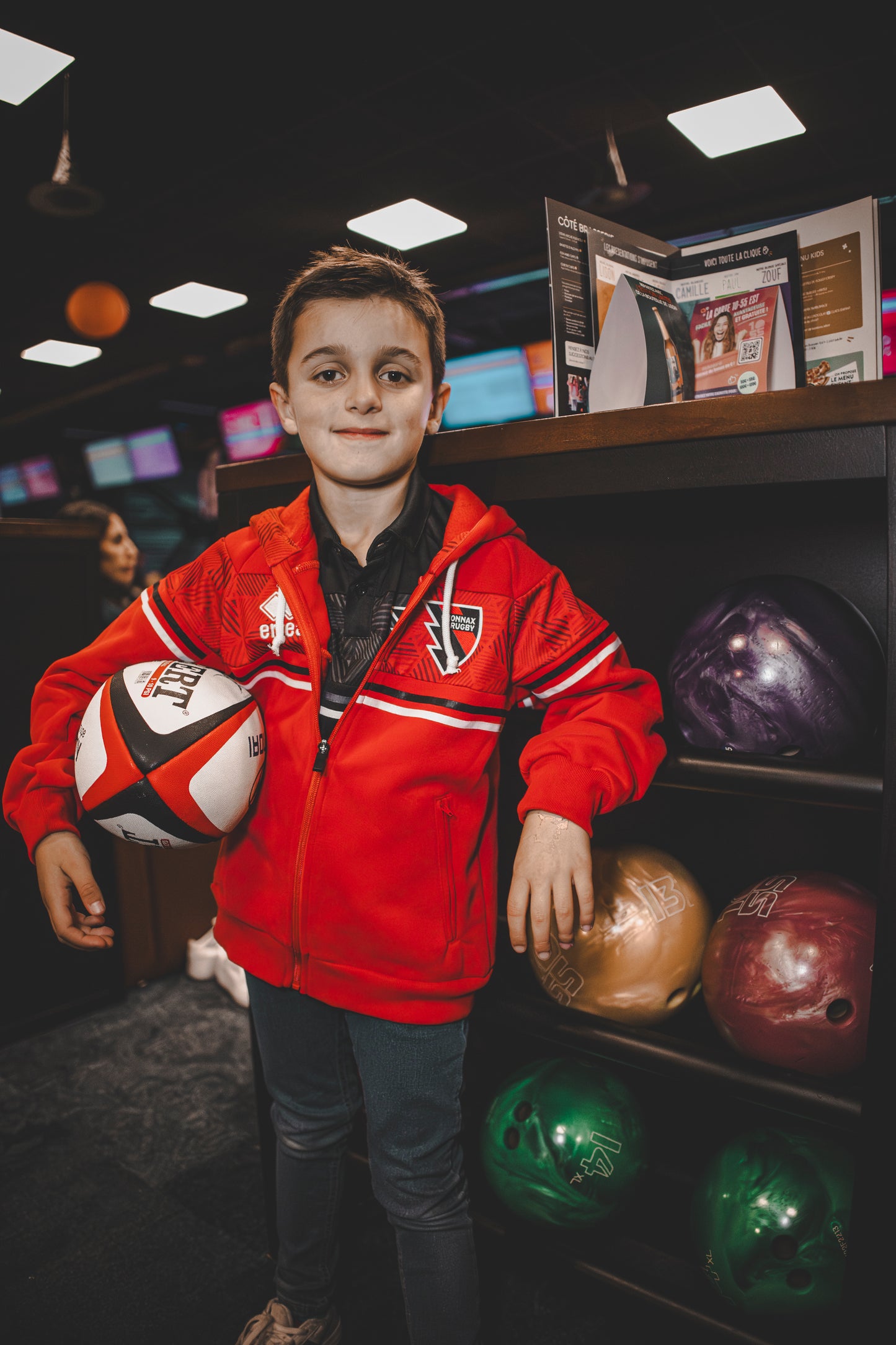 Veste "dragos" rouge (Junior)